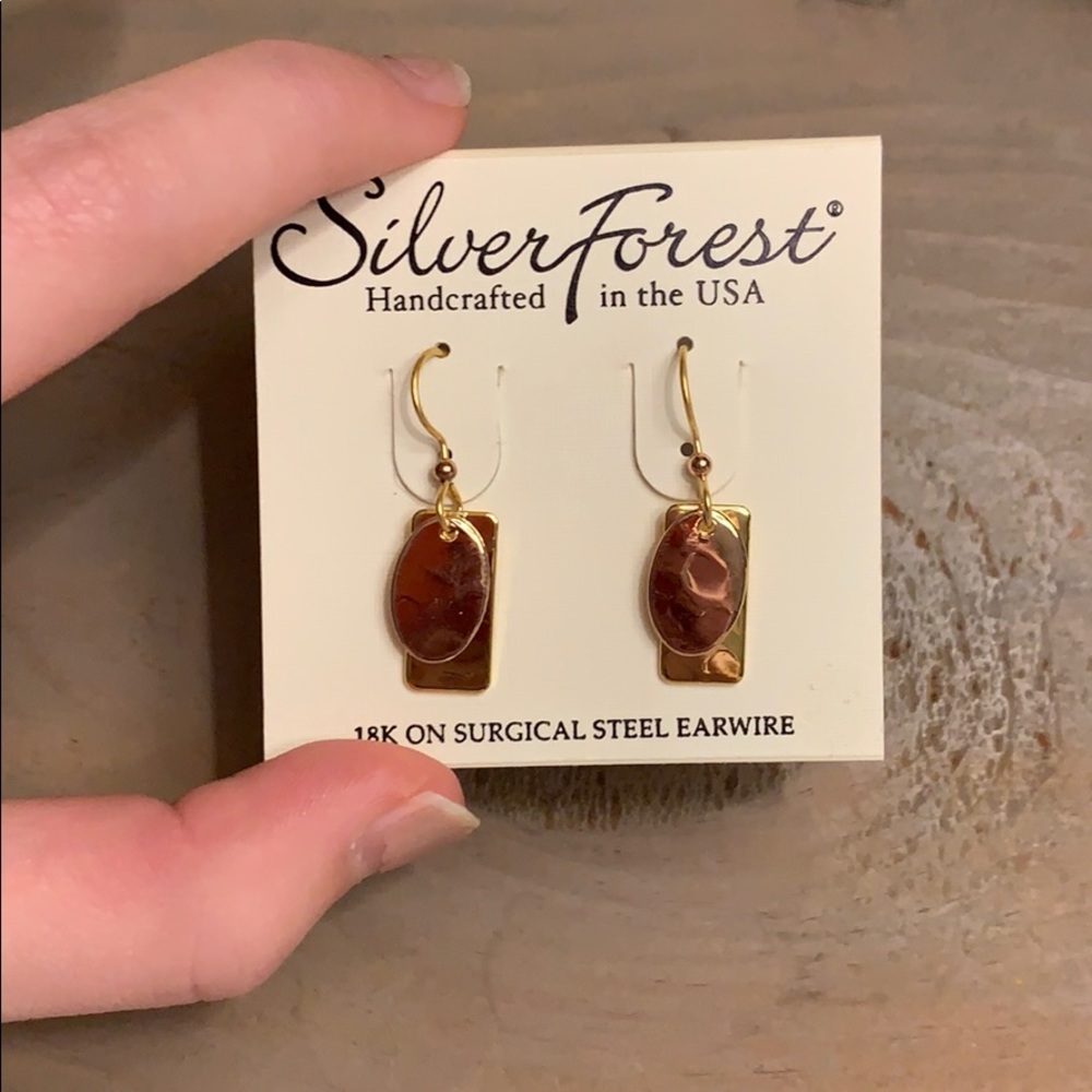 Silver Forest Dangle Earings